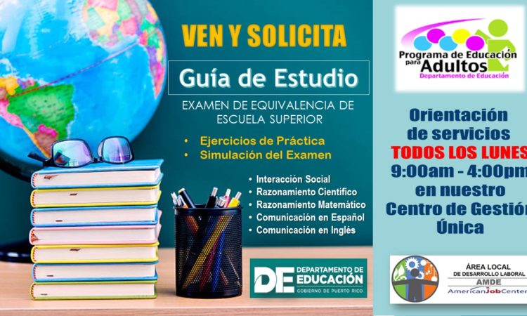 Guía de Estudio Examen de Equivalencia de Escuela Superior - Solicítala Ahora