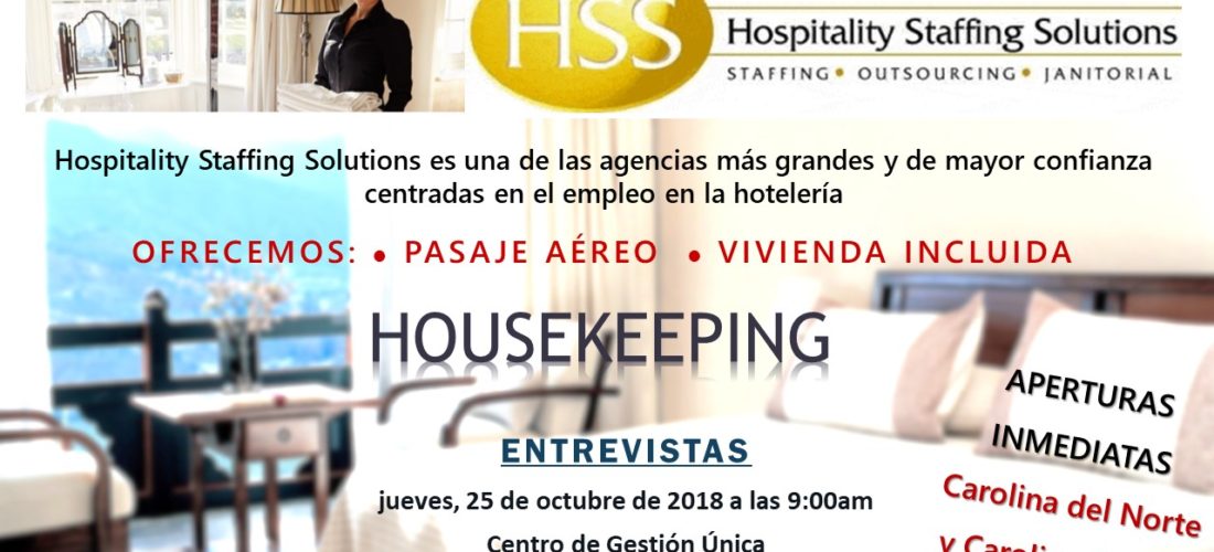 Entrevistas de Empleo HHS – 25 de octubre de 2018