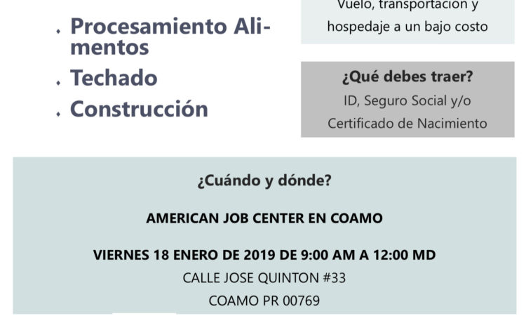 Empleos en Estados Unidos