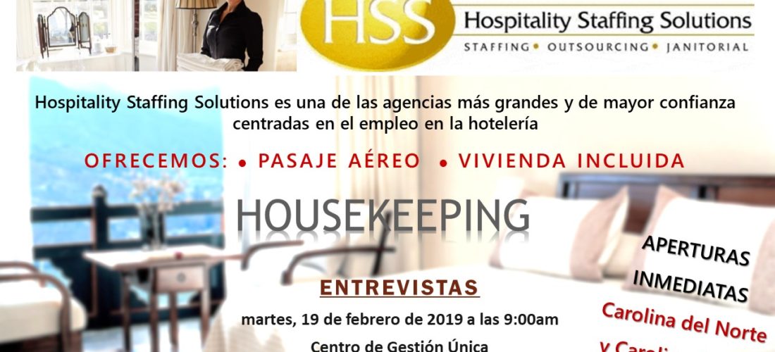 Entrevistas de Empleo HHS – 19 de febrero de 2019