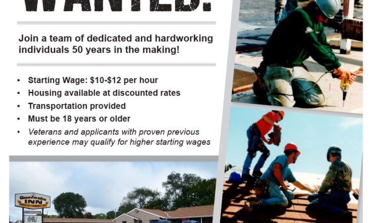 Empleos en Interstate Roofing, USA