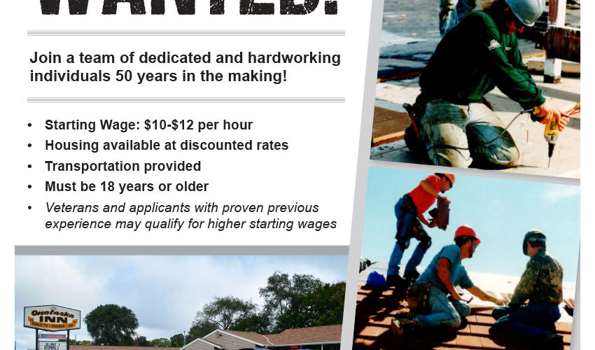 Empleos en Interstate Roofing, USA